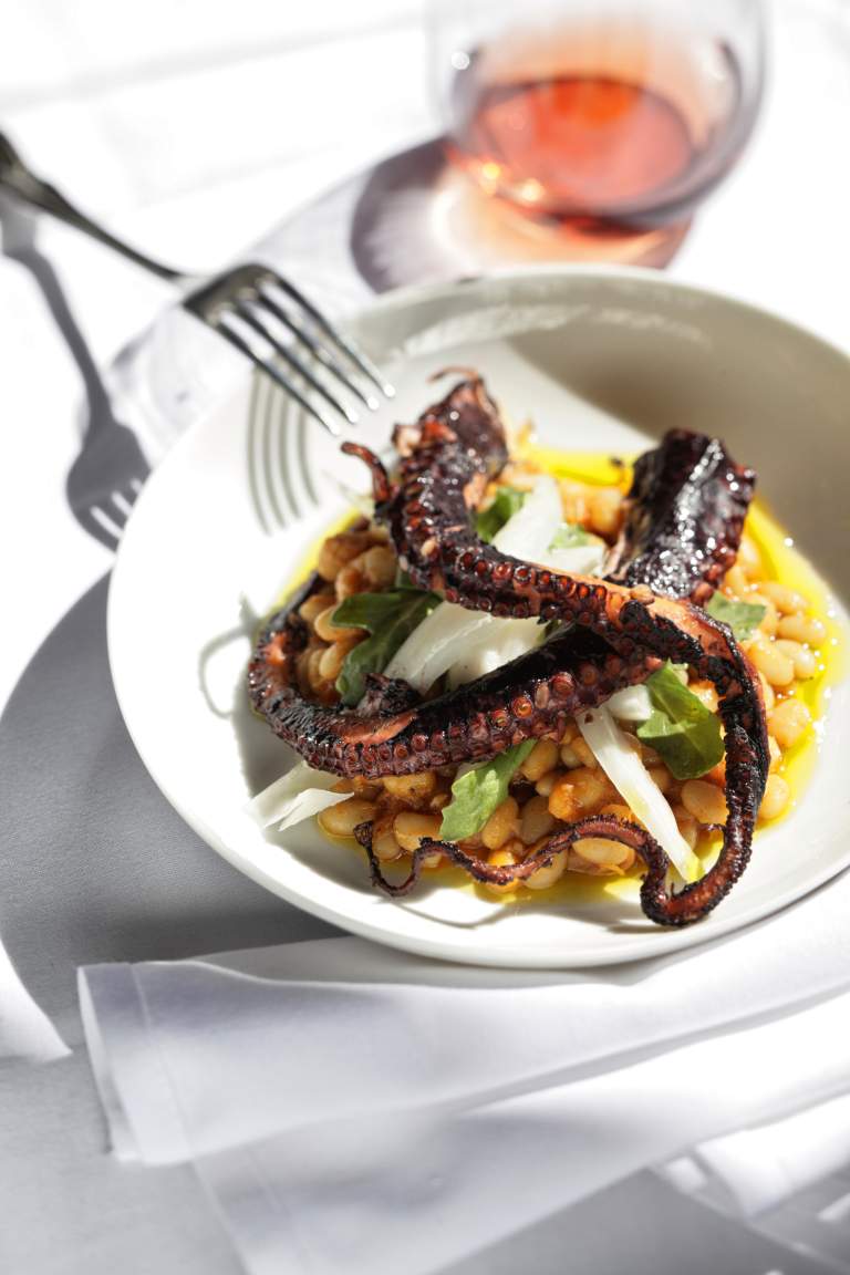 octopus salad Lombardo's Ristorante food photography